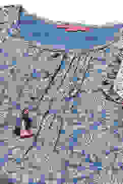 Blue Polyester A-Line Printed Top image number 1