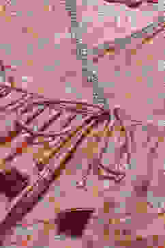 Peach Cotton Straight Printed Kurta Set image number 1