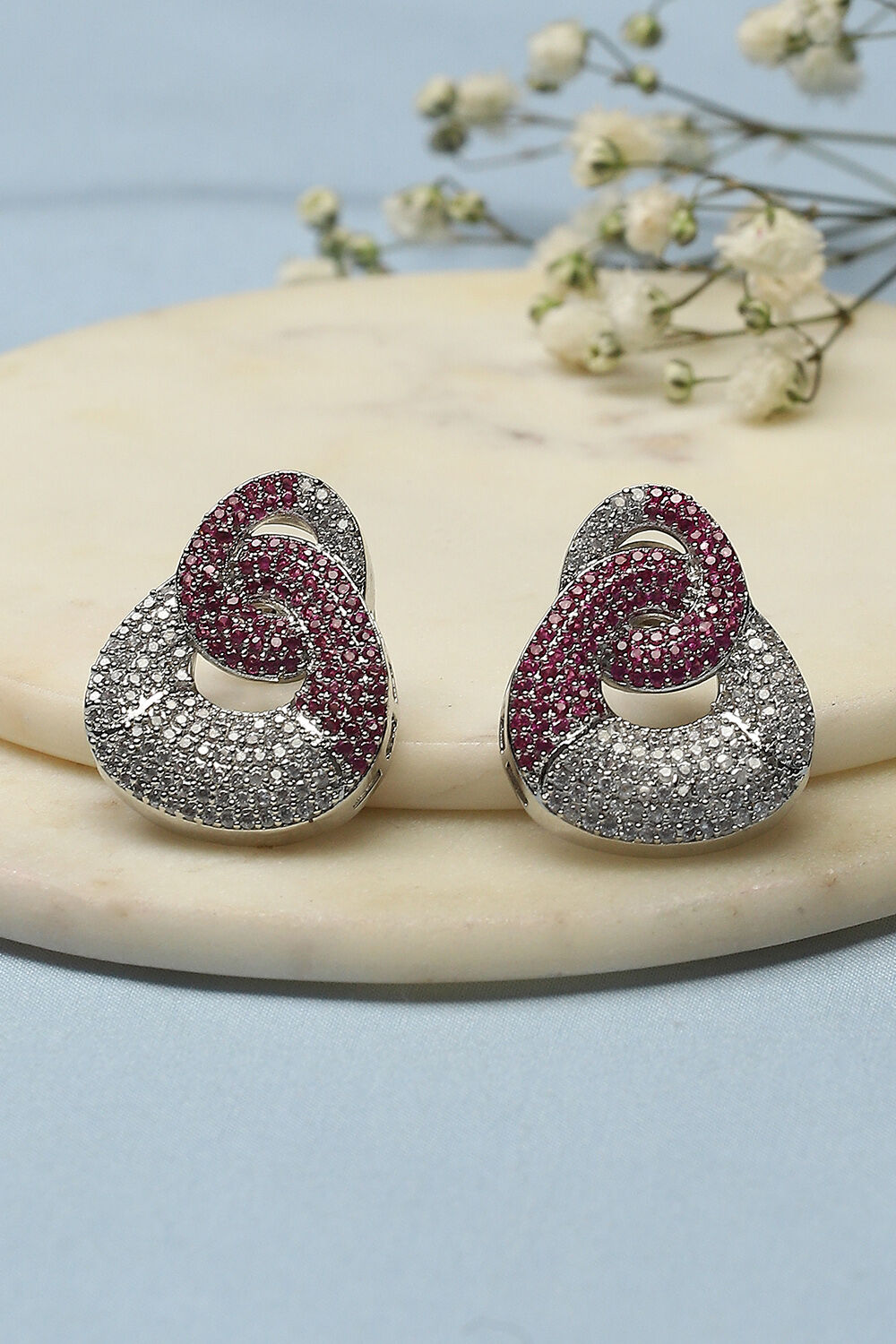 Pink Brass earrings image number 0