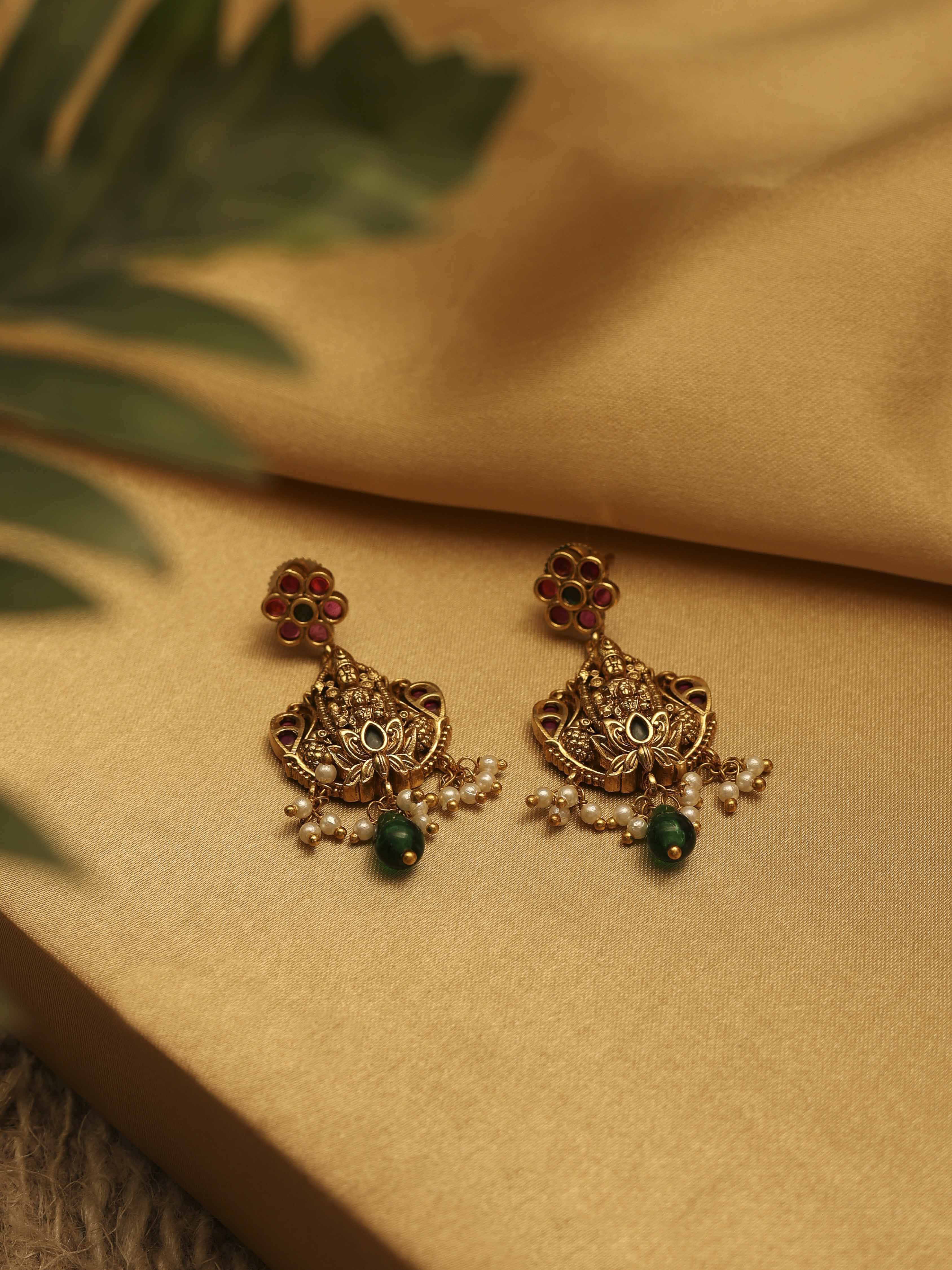 biba Gold Brass Drop & DanglersGold Brass Drop & Danglers-picture-367