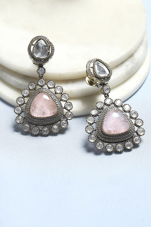 Light Pink Brass Drop & Danglers image number 0