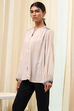 Honey Beige Viscose Rayon Printed Shirt image number 2