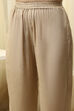 Beige Tissue Printed Unstitched Suit Set image number 3