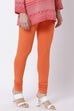 Fuschia Cotton Blend Solid Churidar image number 1