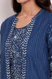Indigo Cotton Straight Fusion Wear 3 Piece Set image number 1