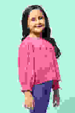 Magenta Rayon Top image number 4