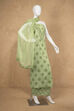 Pastel Cotton Printed Unstitched Suit Set image number 4