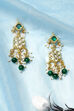 Green Drop Earrings image number 0