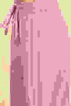 Pink Cotton Solid Tiered Kurta Set image number 2