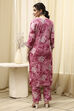 Blue Cotton  Unstitched Suit Set image number 5