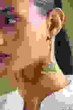 Champagne Alloy Jhumka image number 1