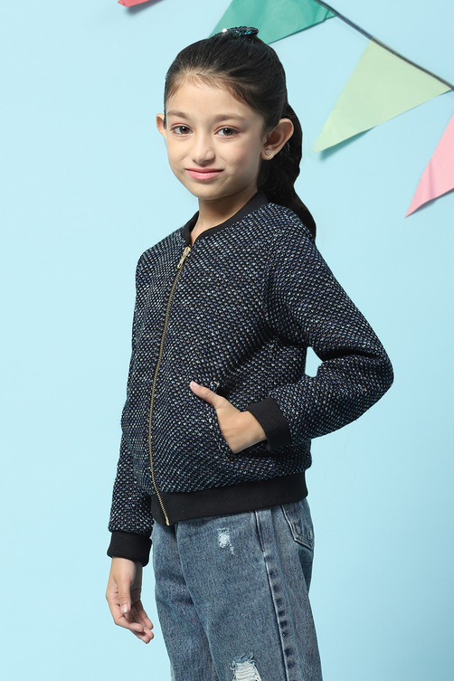 Blue Cotton Jacket image number 2