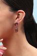 Rhodolite Brass Earrings image number 3