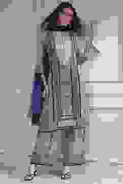 Blue Cotton Printed Straight Suit Set image number 0