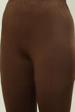 Coffee Cotton Lycra Churidar image number 1