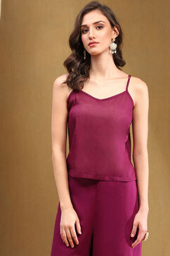 Mulberry Purple Viscose Straight Festive Kurta image number 5