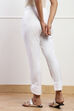 Beige Viscose Lycra Solid Pant image number 5