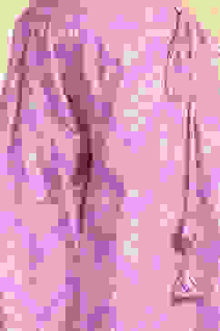 Pink Cotton Floral Strappy Straight Suit Set image number 2