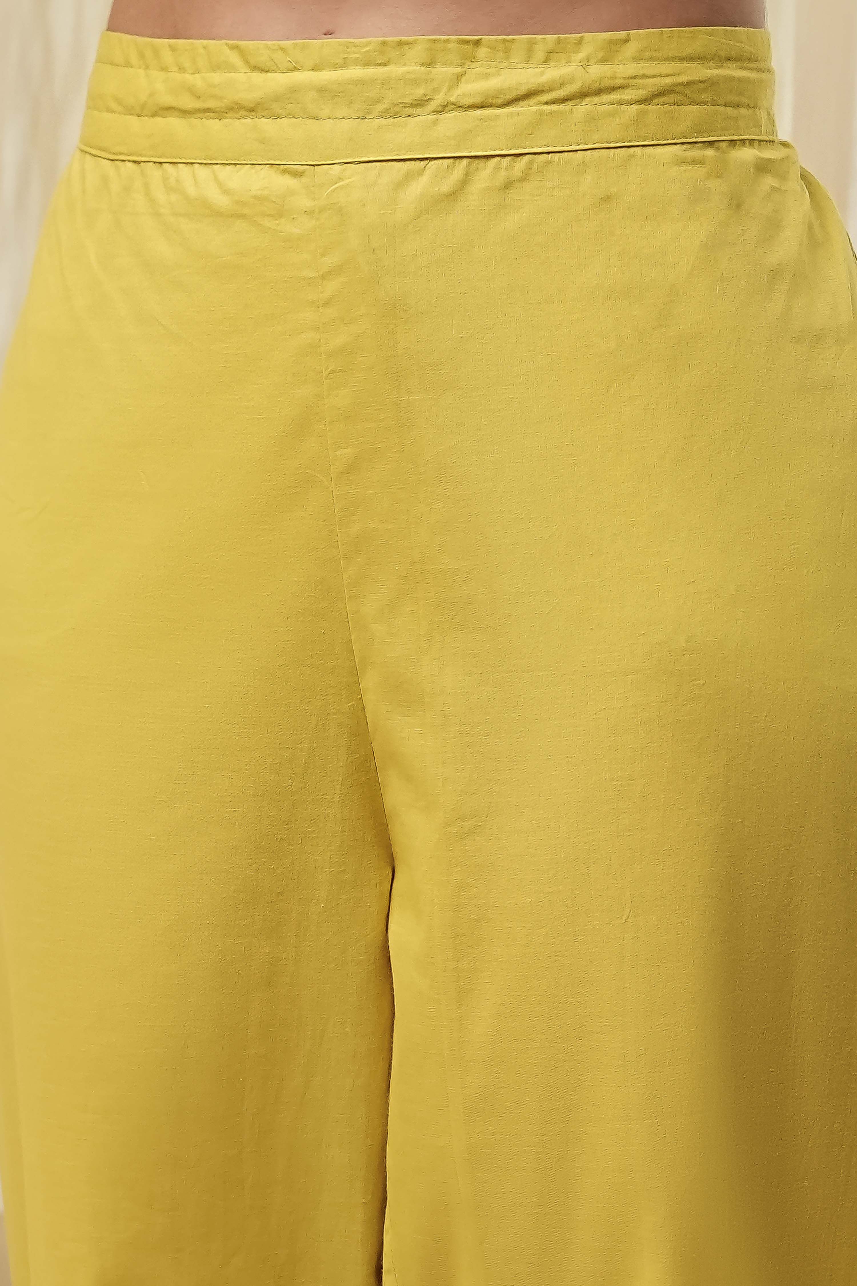 Green Modal Printed Gathered Kurta Set image number 2