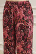 Brown Printed Straight Suit Set image number 2