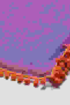 Orange Polyester Gathered Printed Suit Set image number 3