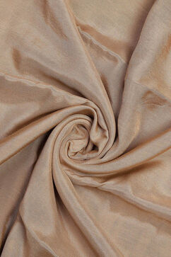 Gold Tissue Machine Embroidered Unstitched Suit Set image number 2