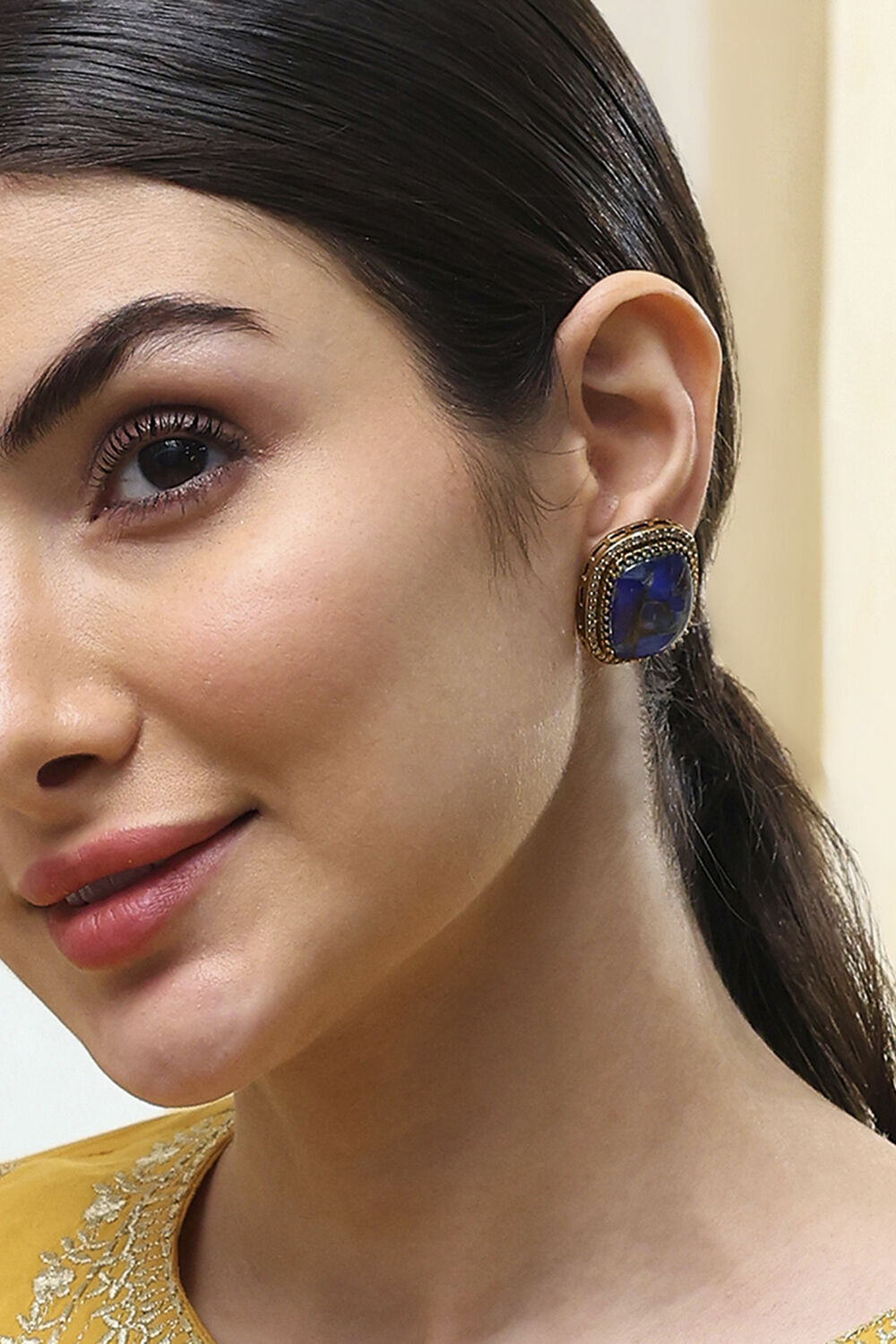 Blue Brass Studs image number 1