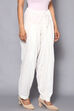 Off White Cotton Salwar image number 3