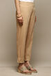 Black Cotton Relaxed Pant image number 3