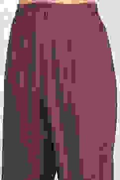 Purple Cotton Floral Printed Unstitched Suit Set image number 3