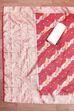Red Tissue Chanderi Embroidered Unstitched Suit Set image number 3