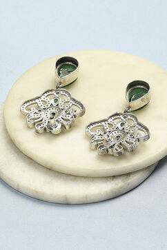 Green Brass Drop & Danglers image number 2