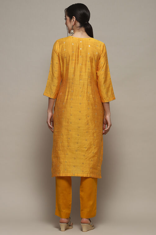 Green Cotton Unstitched Suit set image number 6