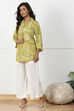 Navy Rayon Palazzo Pants image number 0