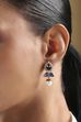 Navy Alloy Drop & Danglers image number 1