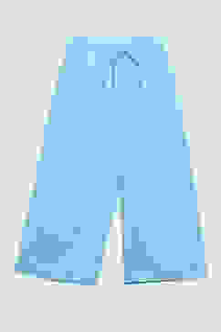 Blue Cotton Tiered Kurta Straight Palazzo Suit Set image number 2