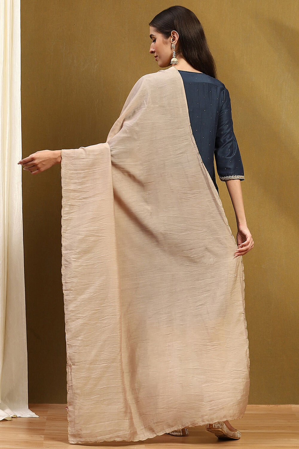 Metallic Polyester Dupatta image number 3