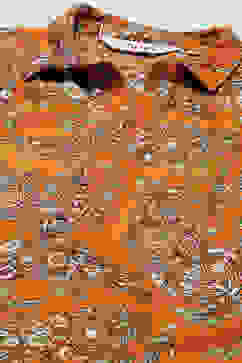 Mustard LIVA Straight Printed Top image number 2