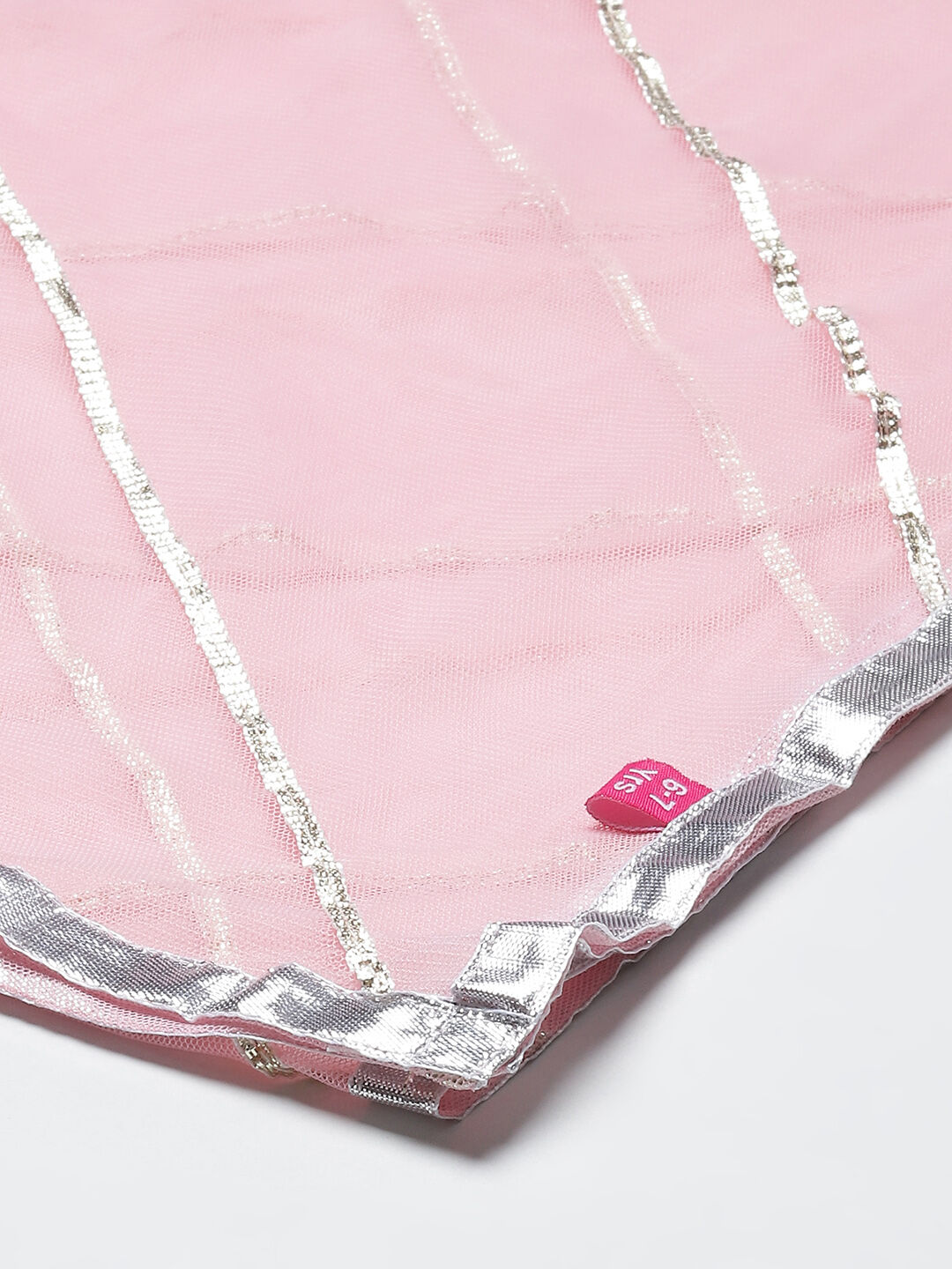 Pink Art Silk Straight Kurta Sharara Suit Set image number 3