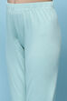 Ivory Cotton Blend Anarkali With Jacket Printed Suit Set image number 2