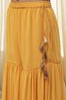 Ochre Yellow Embroidered Straight Suit Set image number 2