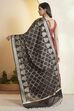 Black Poly Woven Design Dupatta image number 5