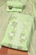 Green Organza Lace Unstitched Suit Set image number 0