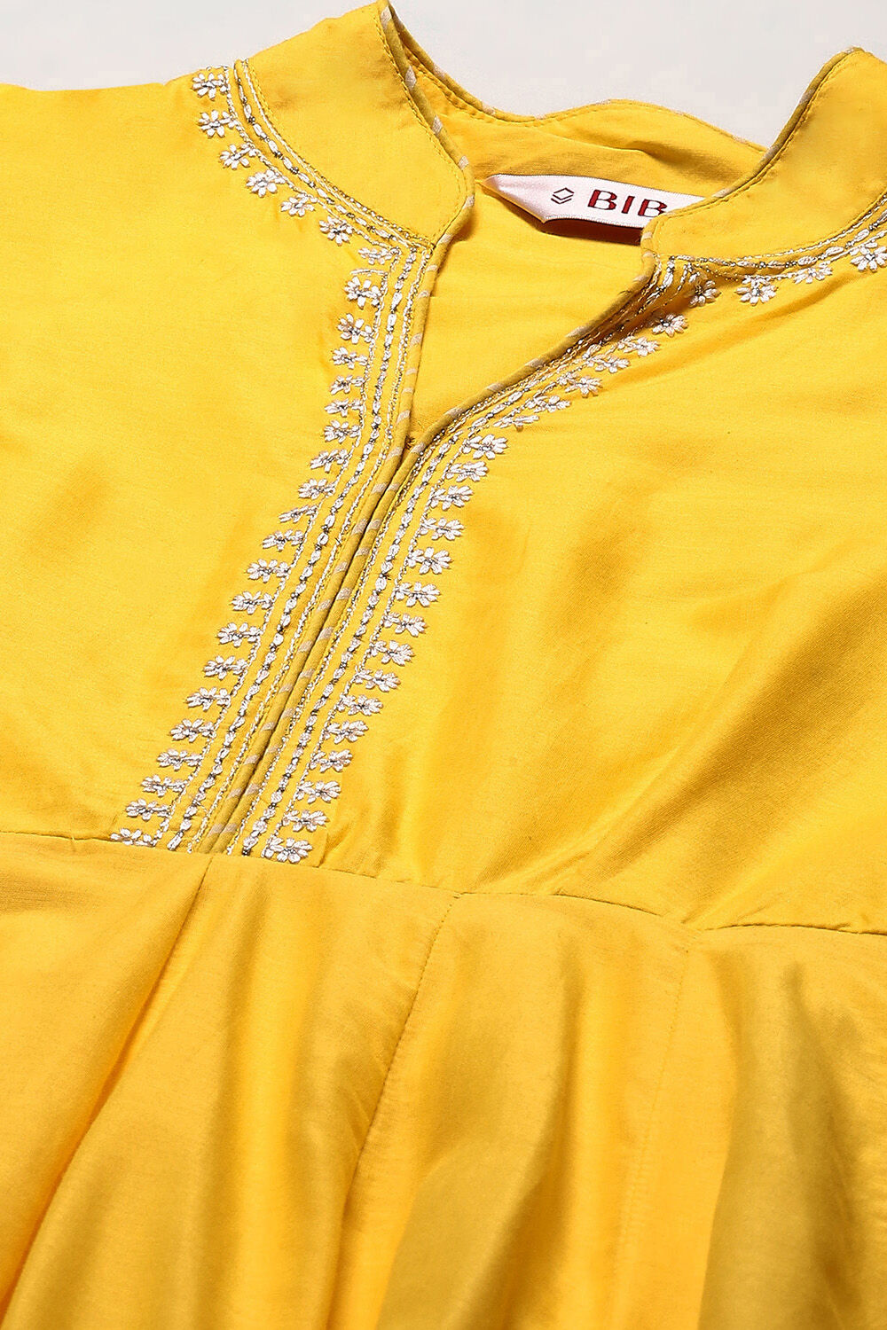 Black Cotton Anarkali Printed Kurta Churidar Suit Set image number 1