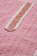 Light Pink Muslin Lace Unstitched Suit Set image number 2