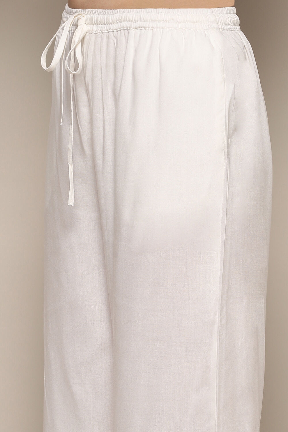 Pink Rayon flax Relaxed Kurta Palazzo Suit Set image number 2