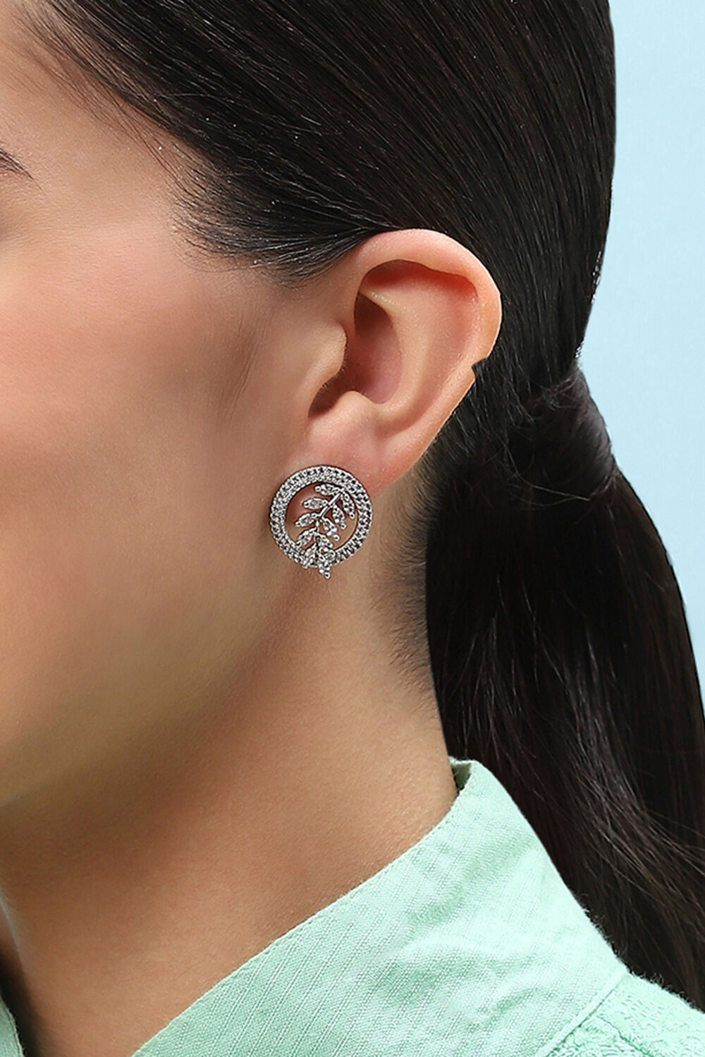 White Brass Earrings image number 3