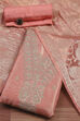 Green Tissue Machine Embroidered Unstitched Suit Set image number 0