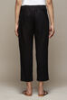 White Cotton Slim Pant image number 4