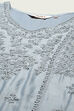 Ice Blue Embroidered Kurta & Palazzo Suit Set image number 1